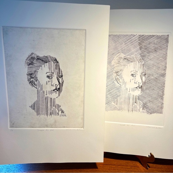 Mariah Butler Limited Lithographs Set Of 3 Signed Numbered Mcm Vintage - Picture 1 of 14